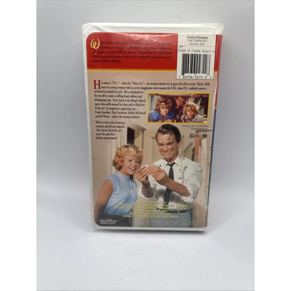 That Darn Cat (VHS,‎ 2000, The Hayley Mills Collection)